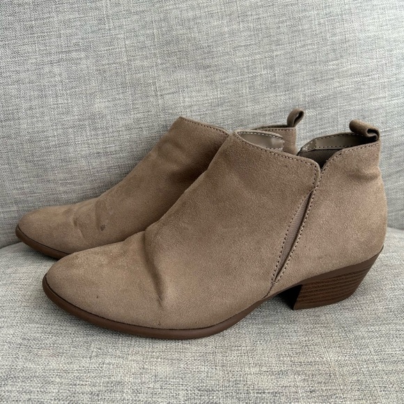 Suede Tan Booties - Picture 3 of 5